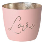 Madras Windlicht M Love blush/gold – Hauptansicht