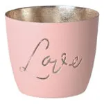 Madras Windlicht M Love blush/gold – Hauptansicht