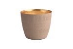 Madras Windlicht M Struktur sandstone – Produktansicht