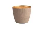 Madras Windlicht M Struktur sandstone – Produktansicht