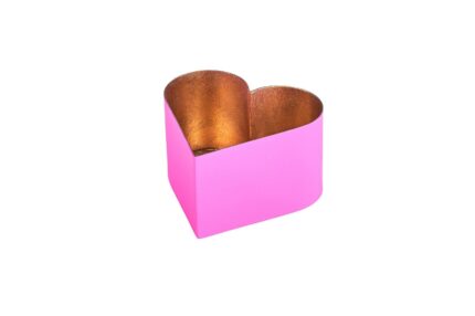 Madras Windlicht S Herz Pink – Produktansicht