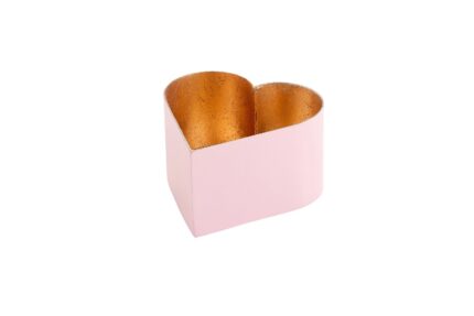 Madras Windlicht S Herz rosé/gold – Produktansicht