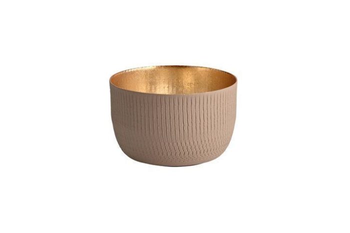 Madras Windlicht S Struktur sandstone – Produktansicht