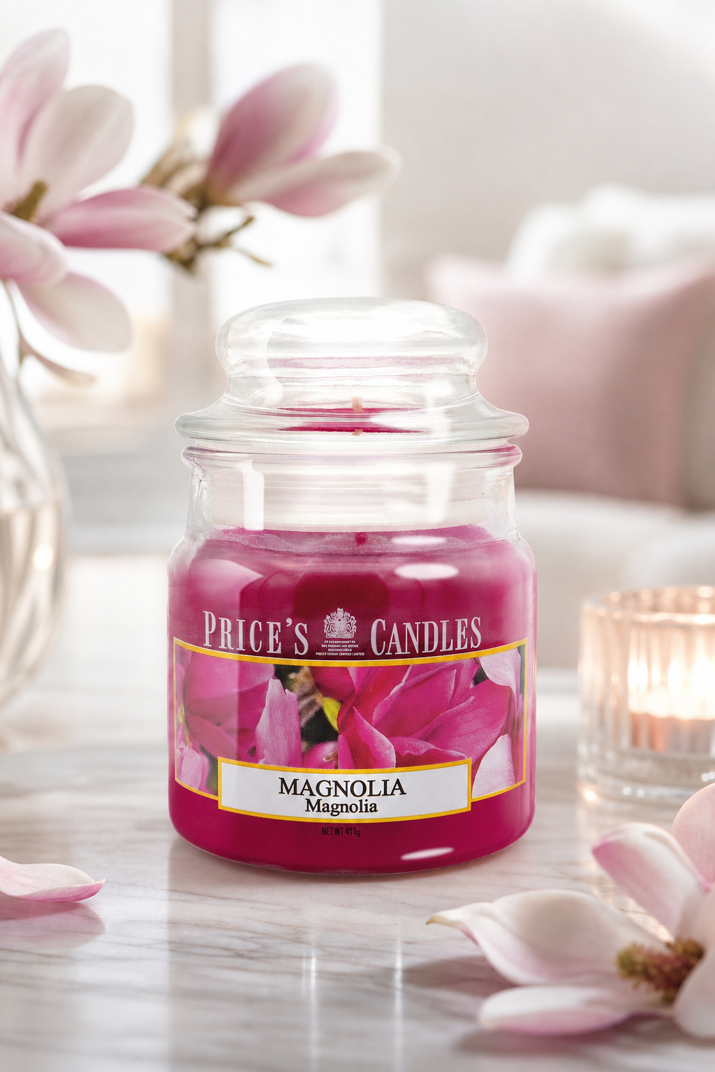 Magnolia 100g in einer stimmungsvollen Anwendungsszene