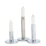 Kerzenleuchter-Set Malko silber – Produktansicht