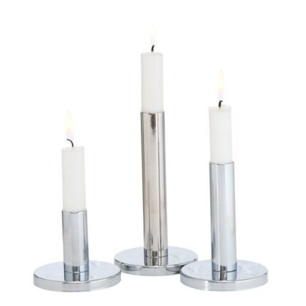 Kerzenleuchter-Set Malko silber – Produktansicht