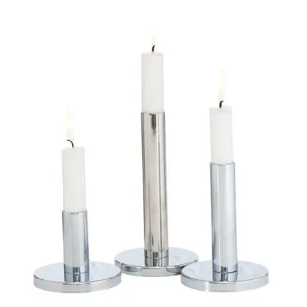 Kerzenleuchter-Set Malko silber – Produktansicht