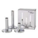 Kerzenleuchter-Set Malko silber – Produktansicht