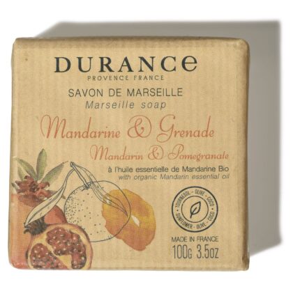 Mandarine & Granatapfel Marseiller Seife 100g – Produktansicht
