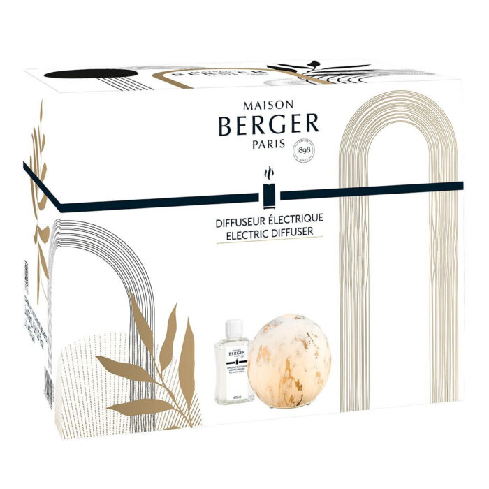 Maison Berger Paris Verpackung mit elektrischem Diffuser und 475-Milliliter-Flasche
