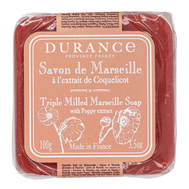 Produktbild Marseiller Seife mit Mohnextrakt 100g – Hauptansicht