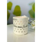 Mazano Kreise 7cm creme/silber – Hauptansicht