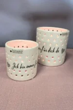 Mazano Kreise 10cm creme/silber – Produktansicht
