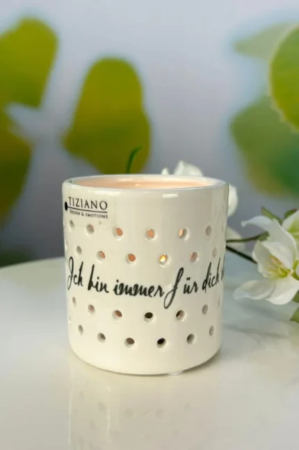 Mazano Kreise 10cm creme/silber – Produktansicht