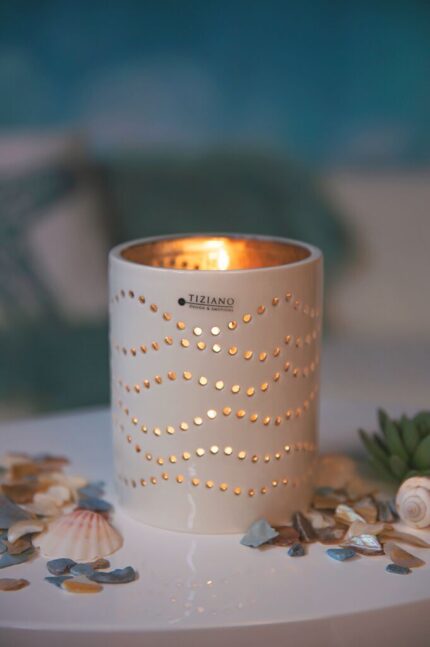 Mazano geschwungen 14cm creme – Produktansicht