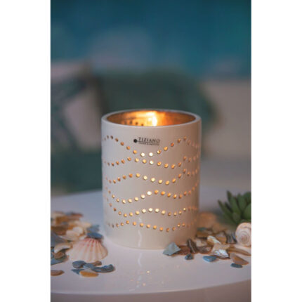 Mazano geschwungen 10cm creme – Hauptansicht