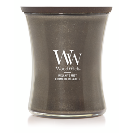 Geschlossene WoodWick Melanite Mist Kerze im Glas