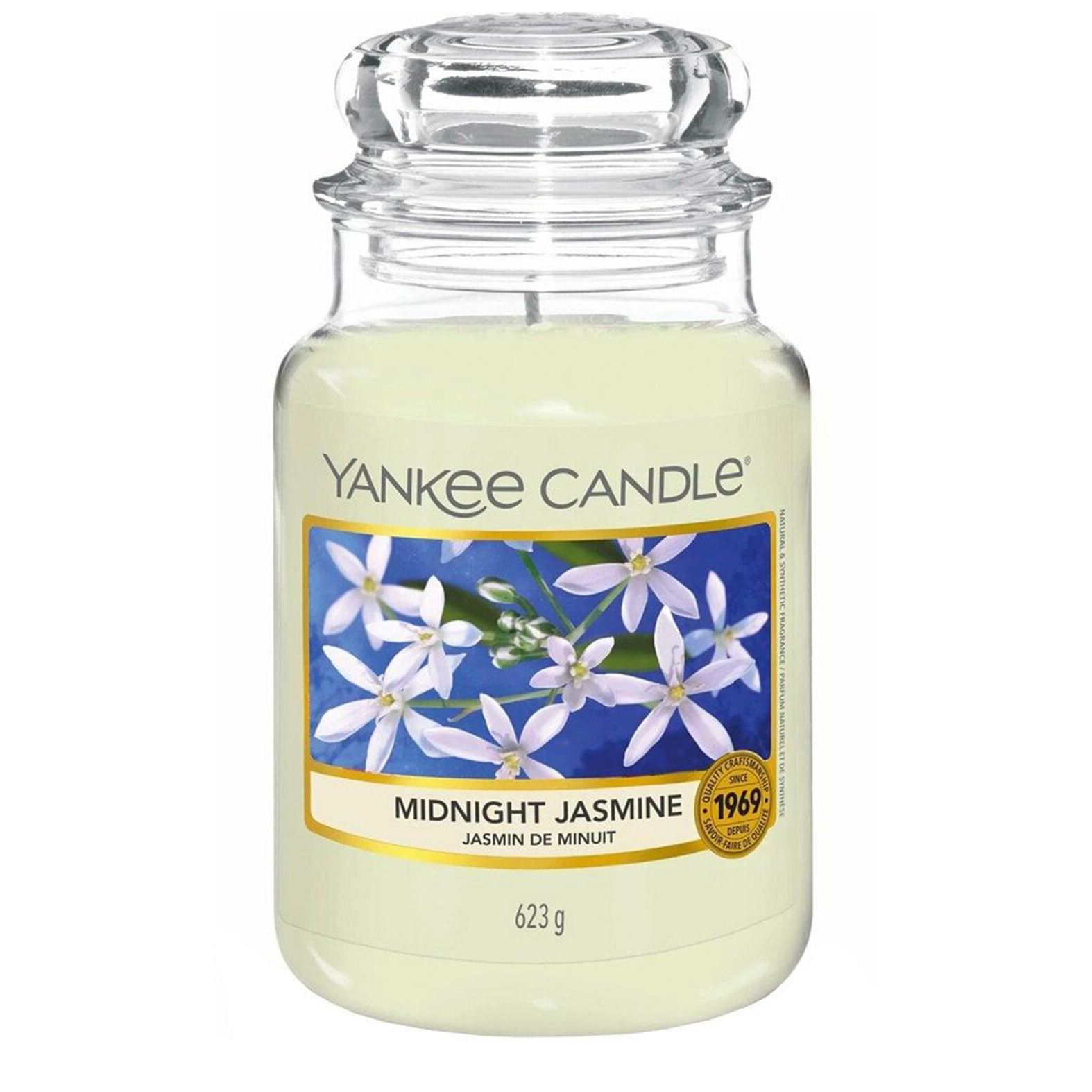 Yankee Candle Midnight Jasmine 623 g Yankee Candle Midnight Jasmine Duftkerze im Glas mit Deckel