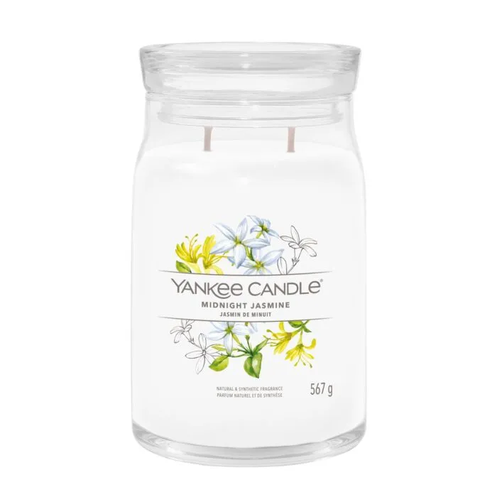 Midnight Jasmine Signature Large Jar 567g 2-Docht – Produktansicht