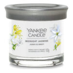 Yankee Candle Midnight Jasmine Kerze im Glas mit grauem Deckel