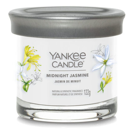 Yankee Candle Midnight Jasmine Kerze im Glas mit grauem Deckel