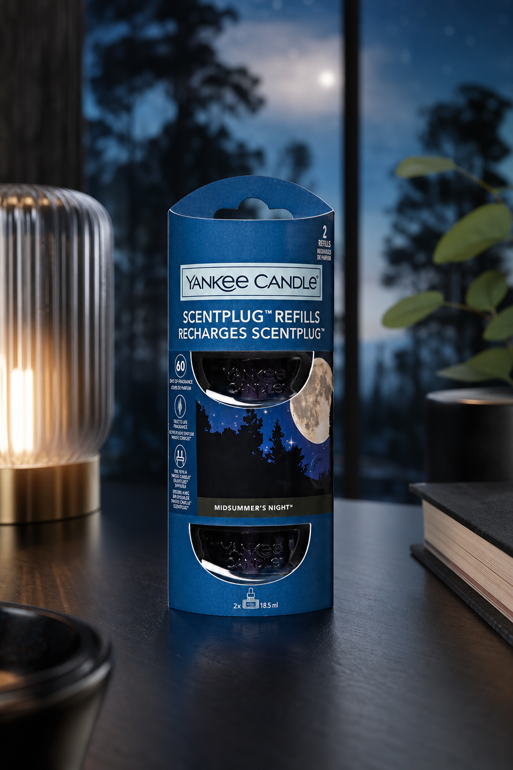 Midsummers Night ScentPlug Nachfüllpack – Stimmungsbild Midsummers Night ScentPlug Nachfüllpack in einer stimmungsvollen Anwendungsszene