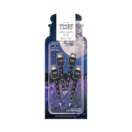 Verpackung mit vier Yankee Candle Midsummer’s Night Vent Sticks
