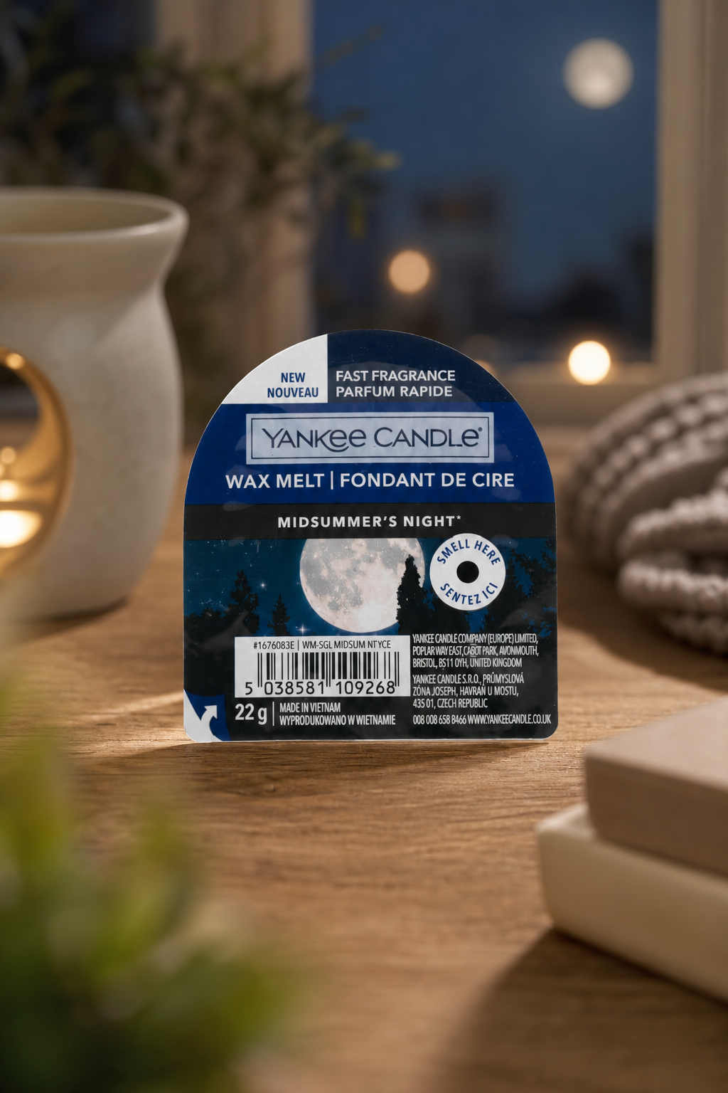 Midsummers Night Wachsmelt 22g in einer stimmungsvollen Anwendungsszene