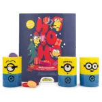 Minions Adventskalender und drei bedruckte Duftwachsbehälter