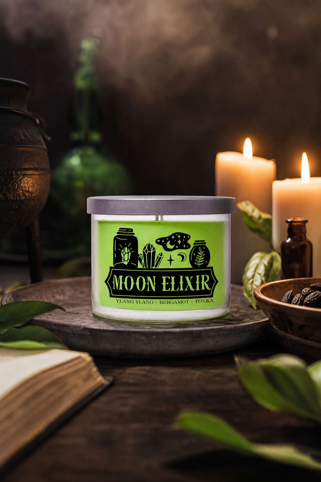 Moon Elixir 312g in einer stimmungsvollen Anwendungsszene