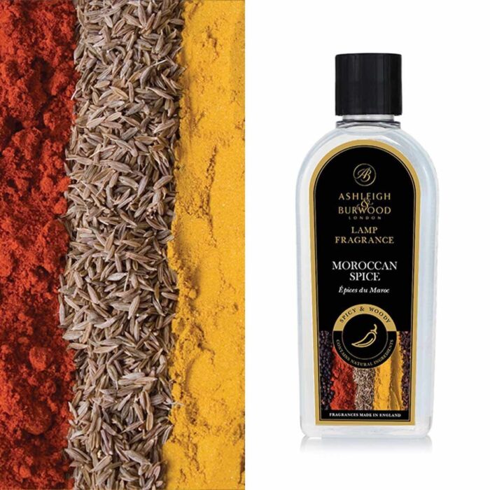 Nahaufnahme der Ashleigh & Burwood Moroccan Spice Duftölflasche