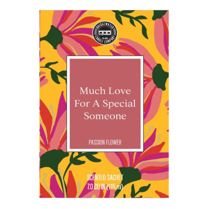 Bridgewater Duftsachet Much Love mit Passion-Flower-Aufdruck und Blumenmuster