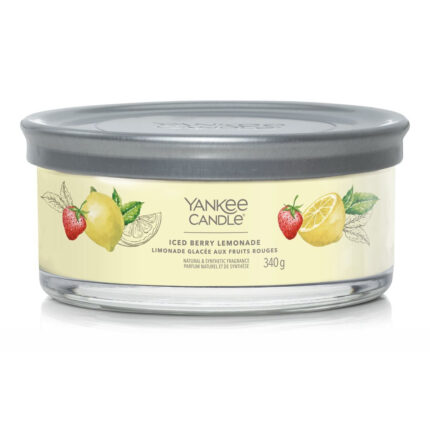 Yankee Candle Iced Berry Lemonade Kerze im Glas mit Deckel