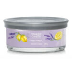 Lemon Lavender Kerze im Glas mit grauem Deckel
