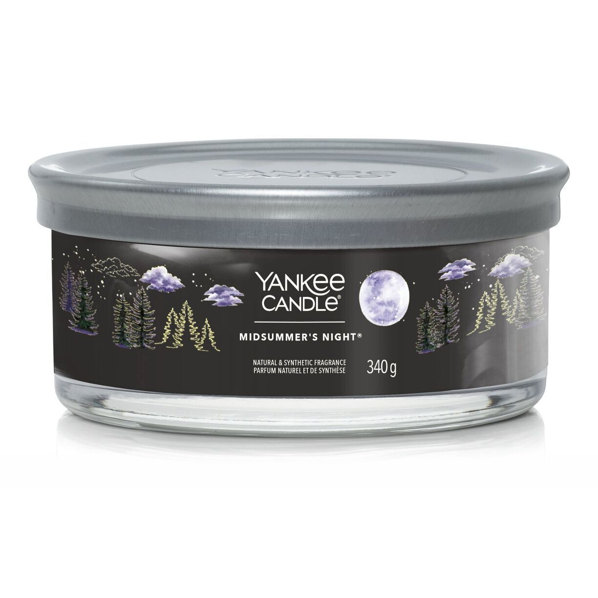 Midsummer’s Night Kerze mit Deckel Geschlossene Yankee Candle Midsummer’s Night Duftkerze im Glas
