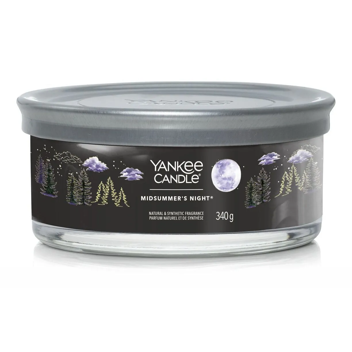 Midsummer’s Night Kerze mit Deckel Geschlossene Yankee Candle Midsummer’s Night Duftkerze im Glas