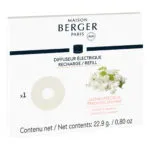 Maison-Berger-Verpackung für elektrischen Diffuser-Nachfüller mit Jasminmotiv