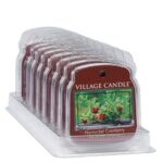 Mehrere Village Candle Nantucket Cranberry Duftwachse in transparenter Verpackung