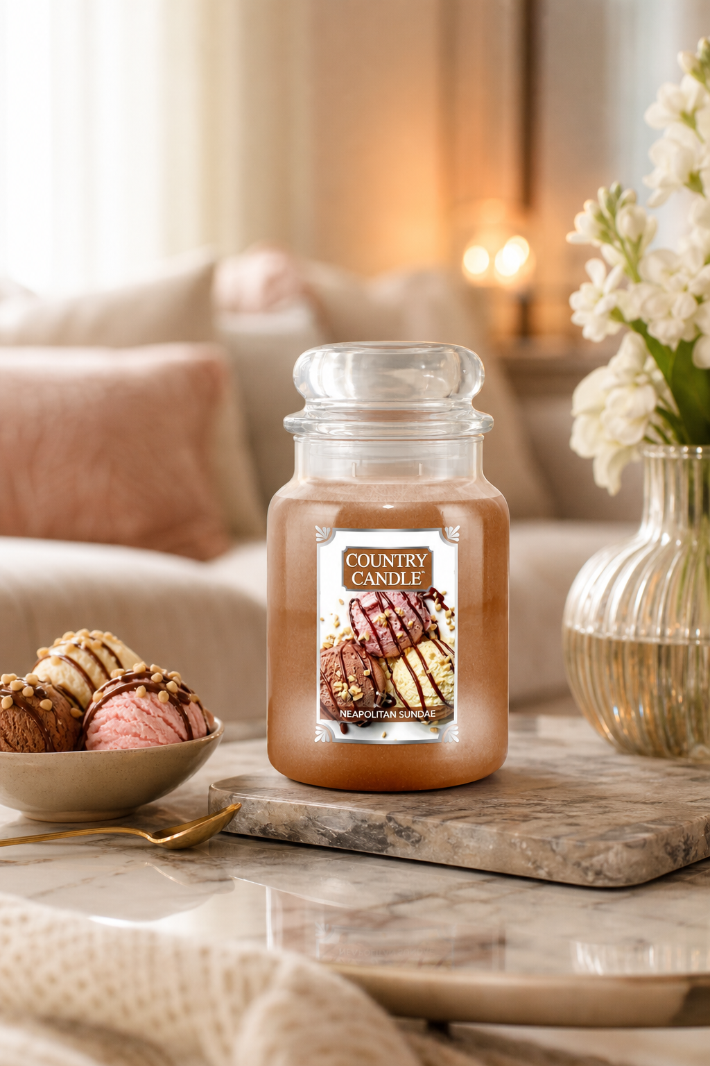 Neapolitan Sundae 680g in einer stimmungsvollen Anwendungsszene