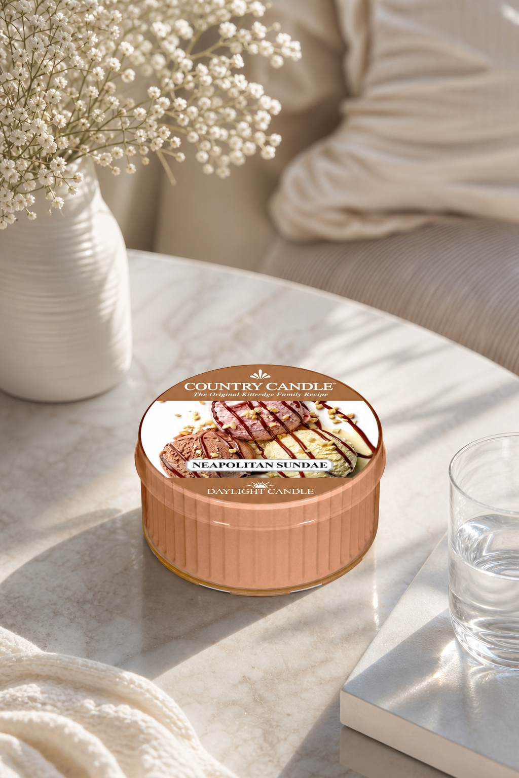 Neapolitan Sundae Daylight 42g in einer stimmungsvollen Anwendungsszene