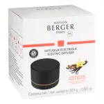 Frontansicht der Maison Berger Paris Verpackung mit schwarzem Diffuser