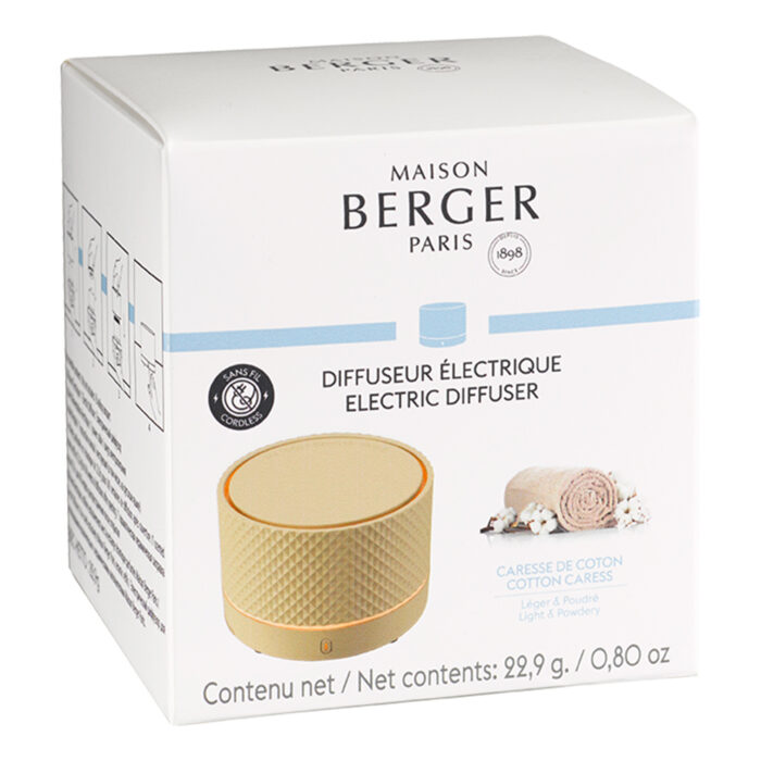 Frontansicht der Maison Berger Paris Verpackung mit elektrischem Duftdiffuser