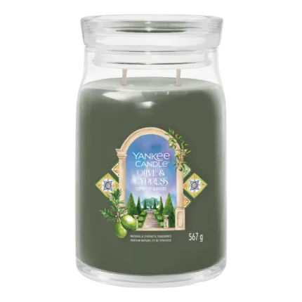 Olive & Cypress Signature Large Jar 567g 2-Docht – Hauptansicht