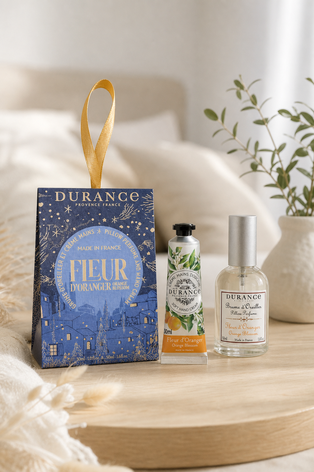 Orangenblüte - Wellness Set in einer stimmungsvollen Anwendungsszene