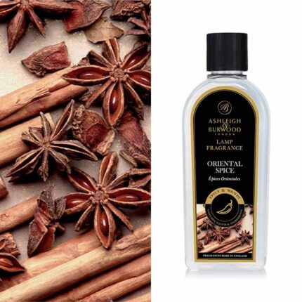 Ashleigh & Burwood Oriental Spice Lamp Fragrance Flasche vor Gewürzen