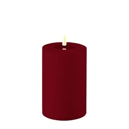 Outdoor Stumpenkerze LED Bordeaux 10 x 15cm – Produktansicht