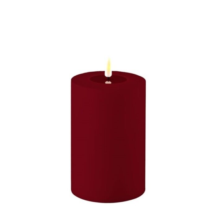 Outdoor Stumpenkerze LED Bordeaux 10 x 15cm – Produktansicht