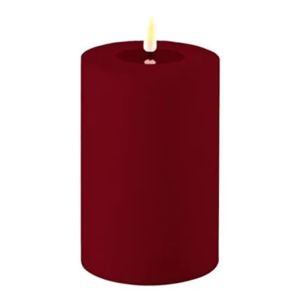 Outdoor Stumpenkerze LED Bordeaux 10 x 15cm – Hauptansicht