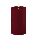 Outdoor Stumpenkerze LED bordeaux 7,5 x 12,5cm – Hauptansicht