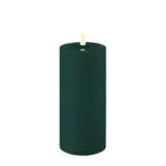 Outdoor Stumpenkerze LED dunkelgrün 7,5 x 15cm – Produktansicht